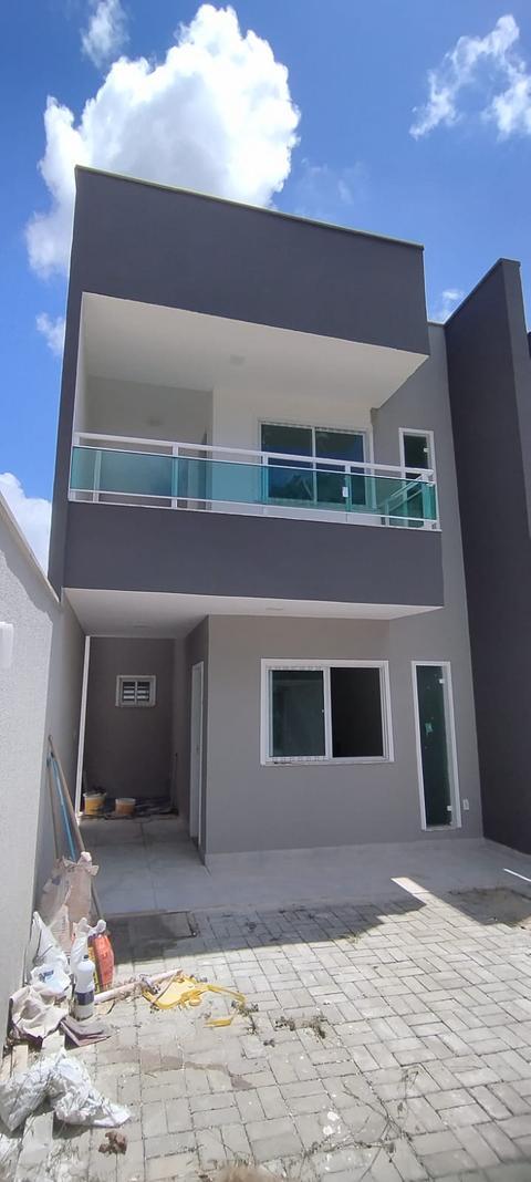 Casa Duplex, 3 suítes, 118m2, no Centro do Eusébio CE, casa nova pronta para morar!
